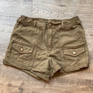 J. Galt Brandy Melville Army Green Cargo Shorts